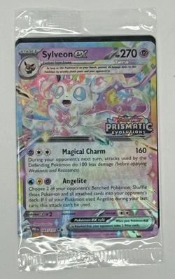 Pokemon Prismatic Evolutions Sylveon ex 041/131 Surprise Box Stamped Sealed - Image 1