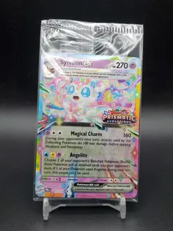 Sylveon ex 041/131 Prismatic Evolutions Surprise Box Promo Stamped SEALED - Image 1