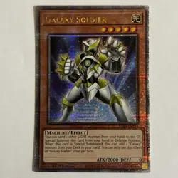 YU-GI-OH! Tcg Galaxy Soldier RA04-EN219 Quarter Century Secret Rare LP Single! - Image 1