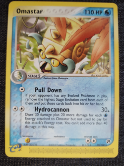 Pokemon OMASTAR 19/100 Regular rare EX Sandstorm - Image 1