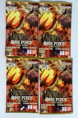One Piece Tcg PRB-02 Premium Booster Pack Lot Of 4! - Image 1