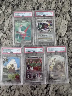 POKEMON TCG GRADED CARD LOT PSA SLABS - Image 1