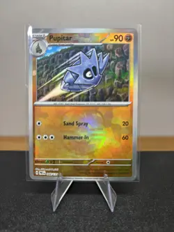 Pupitar (Master Ball Pattern) 048/131 Pokemon TCG Prismatic Evolutions Holo Card - Image 1