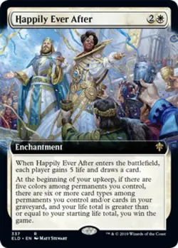 1 x Happily Ever After - Extended Art - Throne of Eldraine - NM-Mint - MTG - Image 1