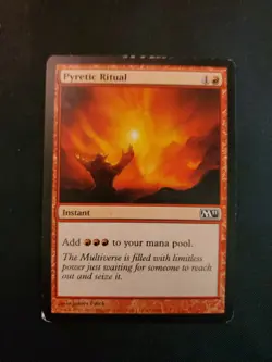 Pyretic Ritual M11 Core Set 2011 LP MTG Magic The Gathering Tcg See Pics - Image 1