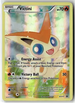 Victini ⭐ XY117 Holo Promo XY Black Star Promos 2013 Pokemon MP - Image 1