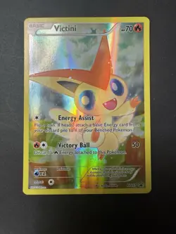 Victini XY117 Holo Promo Black Star LP Pokemon Card 2016 XY Series - Image 3