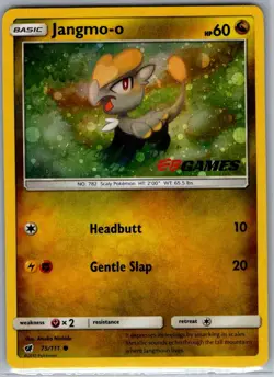 Jangmo-o - 75/111 (Cosmos Holo) (EB Games Promo) - Pokemon Card - NM - Image 1