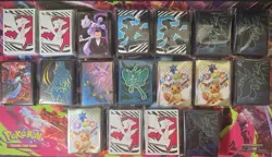Pokemon ETB Deck Sleeves Lot of 18 SEALED Packs of Sleeves + Charizad Deck Box - Image 2