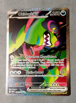 Pokemon TCG, Okidogi ex, 090/064, Sv: Shrouded Fable special illustration rare - Image 1