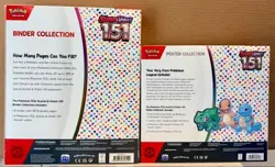 Pokemon TCG Scarlet & Violet 151 Binder and Poster Collection Box Set Lot - New - Image 2