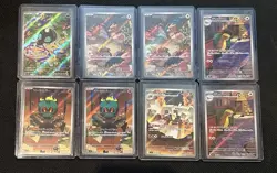 Pokemon 2025 Mega Brave JP. Art Rare Lot Of 8 AR Cards all Near Mint/Mint Cond. - Image 1