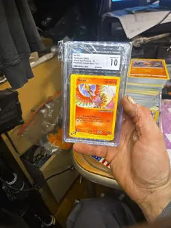 2002 Pokemon League Promo Black Star #52 Ho-Oh Pokemon Center Ny Stamp CGC GEM10 - Image 1