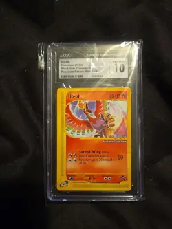 2002 Pokemon League Promo Black Star #52 Ho-Oh Pokemon Center Ny Stamp CGC GEM10 - Image 2