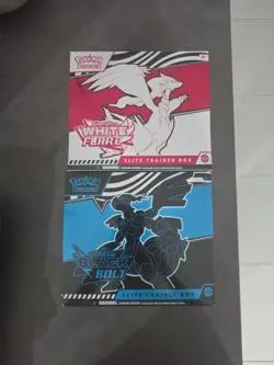 Pokemon TCG Black Bolt and White Flare Elite Trainer Box ETB Brand New Sealed - Image 1