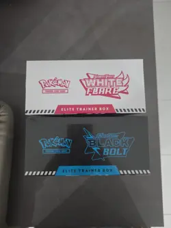 Pokemon TCG Black Bolt and White Flare Elite Trainer Box ETB Brand New Sealed - Image 5