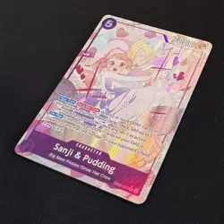 Sanji and Pudding SR EB02-035 Alt Art Anime 25th Collect One Piece ENGLISH NM - Image 2