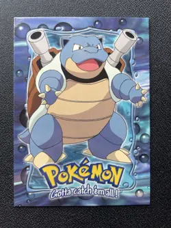 Blastoise #09 Black Topps Logo E9 of 12 Stage 3 Pokemon Card Non Holo LP - Image 1