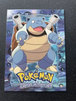 Blastoise #09 Black Topps Logo E9 of 12 Stage 3 Pokemon Card Non Holo LP - Image 3