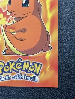 Charmander #04 Topps Black Logo E4 of 12 1999 Non Holo Pokemon Card LP - Image 4