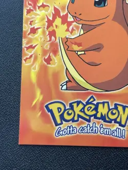 Charmander #04 Topps Black Logo E4 of 12 1999 Non Holo Pokemon Card LP - Image 5