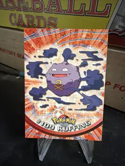 Koffing #109 Topps Pokemon Series 2 Non Foil Blue Logo 1999-NM!! - Image 1