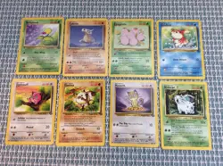 LOT of 13 JUNGLE Pokemon cards #49,#50,#52 thru #59,#61 thru #63 no dups no duds - Image 1