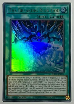 The Breaking Ruin God MP22-EN274 (NM) Ultra Rare 1st Edition YuGiOh! TCG - Image 1
