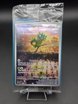 Pokemon TCG Teal Mask Ogerpon 123 Scarlet & Violet Promo Sealed Black Star Promo - Image 1