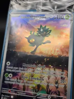 Pokemon TCG Teal Mask Ogerpon 123 Scarlet & Violet Promo Sealed Black Star Promo - Image 2