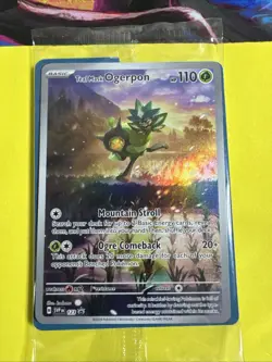 Teal Mask Ogerpon Holo Scarlet & Violet Promo 123 Pokemon TCG Sealed ! - Image 1
