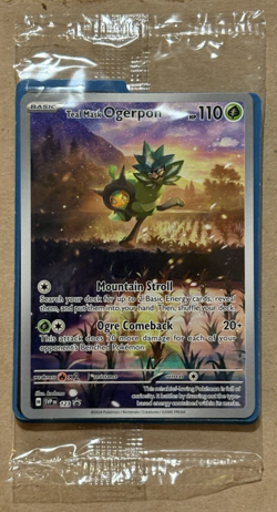 Teal Mask Ogerpon Holo Scarlet & Violet Promo 123 Pokemon TCG Sealed - Image 1
