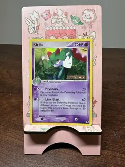 Pokemon TCG Kirlia 32/101 EX Dragon Frontiers Reverse Holo Uncommon STAMP NM+ - Image 1