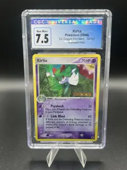 Pokemon TCG Kirlia Dragon Frontiers Stamp 32/101 Reverse Holo CGC Near MT 7.5 - Image 1