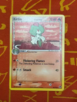 POKEMON TCG KIRLIA 33/101 NON HOLO UNCOMMON LIGHT PLAY DRAGON FRONTIERS - Image 1