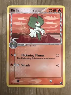 Pokemon TCG Kirlia EX Dragon Frontiers 33/101 Regular Uncommon VLP - Image 1
