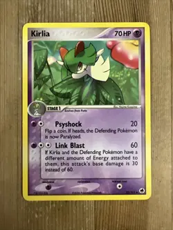 Pokemon TCG Kirlia EX Dragon Frontiers 32/101 Regular Uncommon LP - Image 1