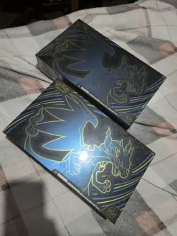 X2 Pokemon TCG Mega Charizard X EX Ultra Premium Collection UPC - Image 1