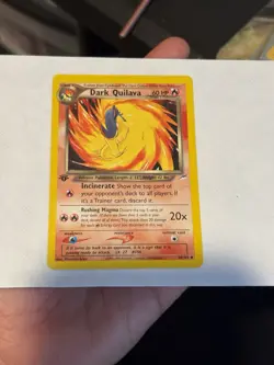 Dark Quilava 39/105 Pokemon TCG 1st Edition Neo Destiny Near Mint - Image 1