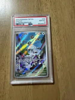 Pokemon TCG Chatot Card SV05: Temporal Forces Illustration Rare PSA 10 - Image 1