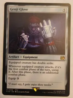 Genji Glove Final Fantasy Rare Regular NM+ - Image 1