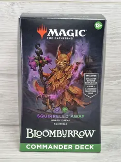 Squirreled Away Commander Deck Magic the Gathering Bloomburrow MTG Sealed Precon - Image 1