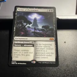 Virtue of Persistence Locthwain Scorn - WOE - 115 - NM - MTG - Image 1
