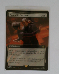 MtG Wound Reflection Surge Foil Extended Art Doctor Who Magic Gathering R 1062 - Image 1