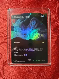 Winternight Stories Foil Borderless Rare, Tarkir Dragonstorm #336, MTG Magic - Image 1