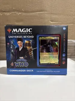 Magic The Gathering Universes Beyond: Doctor Who Masters Of Evil Commander Deck - Image 1