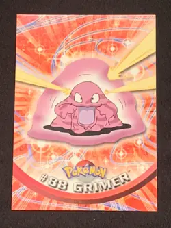 Pokemon Topps Series 2 Blue Logo - Non Holo - Grimer #88 - Image 1