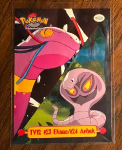 Pokemon Topps TV12 Ekans #23 Arbok #24 Series 1 Near Mint - Image 2