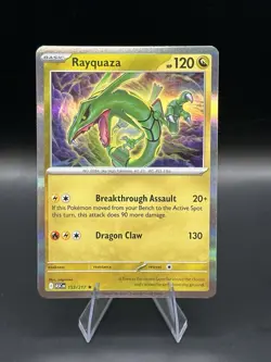 Rayquaza 153/217 Pokemon Mega Evolution Ascended Heroes Reverse Holo Friend Ball - Image 1
