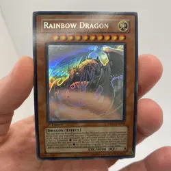 Yugioh Rainbow Dragon TAEV-EN006 Ghost Rare 1st Ed - Image 1